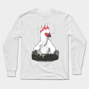 Phoenix Reborn in an Ashtray Long Sleeve T-Shirt